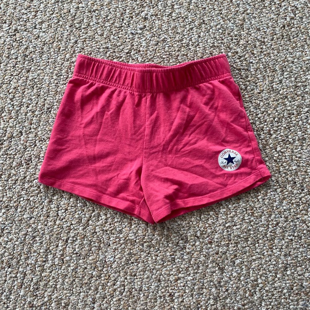 Converse pink shorts size L